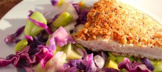 Power-Gemüse mit gesundem Knusper-Putenschnitzel Power-Gemüse mit gesundem Knusper-Putenschnitzel
